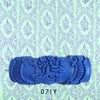 5'' Rubber Embossed Flower Pattern Diy Paint Roller Sleeve Decorative Texture Roller For Wall Painting Machine