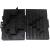 Aidetek Box Organize Anti-Static Esd Safe Enclosure Smd Smt Ic Diode Parts Organizer Transistor Plastic Toolbox Black Boxall96As