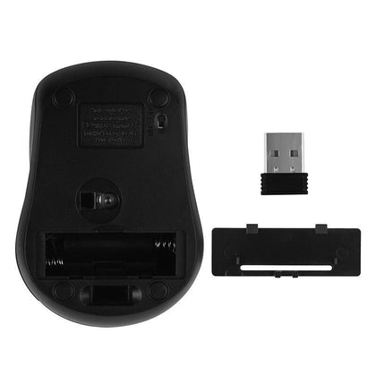 POWSTRO K Mini Small USB Wireless Mouse Optical 1000 DPI Wireless Mice With USB Dongle for Tablet Laptop Notebook PC