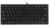 With Thai  Arabic  Russian Hebrew Sticker Black Ultra Thin Quiet Small Size 78 Keys Mini Multimedia Usb Keyboard For Laptop Pc