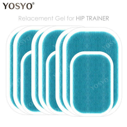 3Bags(9pcs) Replacement Gel Pads Hip Muscle Trainer Replacement Massager Gel Sheet Muscle Stimulator Exerciser Pad