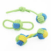 1Pcs Puppy Dog Pet Toy Cotton Rope Chew Knot Dog Toys Tooth Cleaning Resistant To Bite Interactive For Puppy Pet Training Game