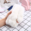 S8 Plus 3D Cute Soft Fluffy Rabbit Warm Fur Case For Samsung Galaxy S8 S7 S6 Edge Cover Fashion Elegant Bling Diamond Phone Case
