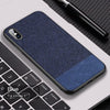 Cafele Cloth Case For Iphone X Xr Xs Max Case Ultra Thin Soft Tpu Edge Shockproof Business Style Phone Cover For Iphone X Shell