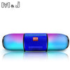 M&J Wireless Bluetooth Speaker Portable Column Sound Box Colorful Led Lights Stereo Subwoofer Speaker Support Usb Tf Fm With Mic