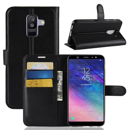 For Samsung Galaxy A6 2018 Case Luxury PU Leather Wallet Stand Flip Case For Samsung Galaxy A6 Plus 2018 A6 A6+ A 6 A6plus
