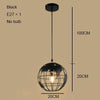 Modern Industrial Cage Pendant Light Earth Pandent Lamp Vintage Iron Hanglamp Diamond Pyramid Bird Loft Lamp Dining Room Kitchen