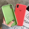 Original Offical Matte Phone Case For Iphone 7 Plus 6 6S 8 X Xr Xs Max For Iphone 7 8 Simple Silicone Soft Tpu Cases Back Cover