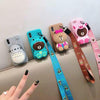 Oryksz 3D Cartoon Totoro Hand With Phone Case For Iphone 6 6S 7 8 Plus Cases For Iphone X Xr Xs Max Silicone Back Cover Fundas