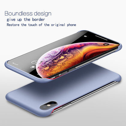 Lovebay Slim Scrub Hard PC Frameless Phone Case For iphone 11 6 6S 7 8 Plus XR X XS 11 Pro Max Solid Matte Cover Back Borderless