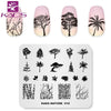 Kads 23 Design Halloween Flower Nail Stamping Plates Nail Printing Stamping Template Nail Art Stencils For Manicure Print Nails