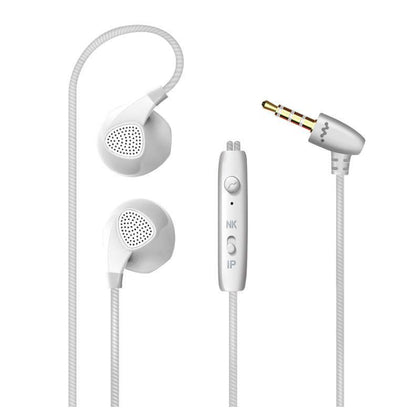 NIYOQUE 3.5mm Sport Earphone Mobile Phone Earphones Headphone With Microphone Stereo Headset Earbuds For IPhone Xiaomi Huawei