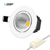 [Dbf]1 Super Bright Recessed Led Dimmable Downlight Cob 6W 9W 12W 15W Led Spot Light Led Decoration Ceiling Lamp Ac 110V 220V