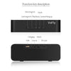 Vefly 4.2 Bluetooth Speaker Hi-Fi Portable Wireless Box, Mp3 Music Player Receiver Audio Fm Radio With Usb Aux Tf Boombox Column