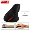 2.4Ghz Rechargeable Wireless Mouse Ergonomic Optical Vertical Mouse 1600 Dpi Wrist Healing Computer Mice For Gamer Mouse Pad