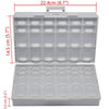 Aidetek Box Organizer Craft Beads Storage Lids Empty Enclosure Smd Smt Organizer Surface Mount Plastic Toolbox Label 4Boxall48
