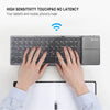 Portable Folding Bluetooth Wireless Keyboard Russian Rechargeable Foldable Touchpad Keypad For Ios Android Windows Ipad Tablet