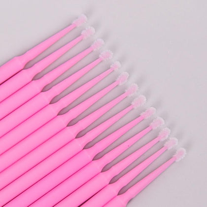 100PCS/lot Durable Micro Disposable Eyelash Extension Individual Applicators Mascara Brush For Women 