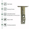 Probrico Deadbolt With Key And Button Nickel /Oil Rubbed Bronze Finished Single Cylinder Home Door Gate Atresia Mortice Haedware