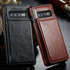 Leather Wallet Magnet Flip Case For Samsung Galaxy S10 Plus S10E S10 Card Slot Case For Samsung Galaxy S9 S8 Plus  Note 8 9 Case