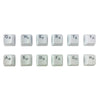 Russian Keycaps For Mechanical Keyboard Compatible With Mx Switches Diy Replacement Transparent Support Led Lighting Keycaps