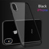 Magnetic Adsorption Case For Iphone X Xs Xmax Anti-Knock Tempered Glass Cover For Iphone 6 7 8 Plus Metal Frame Full Protective