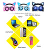 Yijee Cat Ear Headphones With Led Flashing Glowing Light Headset Gaming Earphones For Pc Computer And Mobile Phone