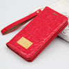 Latest Camellia Wallet Flip Patent Leather Case For Iphone X 6S 8 7 Plus Xs Max Genuine Leather Phone Cover Cases Bag Pouch