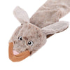 Cute Wolf Toys Stuffed Squeaking Animals Pet Toy Plush Rabbit Honking Squirrel For Dogs Chew Squeaker Squeaky Dog Toys