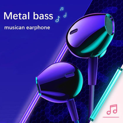 LOPPO HD4 Professional In-Ear Earphones Metal Bass HiFi music earphone with mic for xiaomi iPhone 5 6 se wired earphone