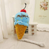 1Pc Play Funny Soft Cute Sound Plush Ice Cream Squeaker Cartoon Animals For Dog Plush Toys Pet Puppy Chew Toy Bottle