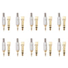 Areyourshop Copper Stereo 6.35Mm Male Plug To 3.5Mm Jack + 3.5 Male Connector 1/4/10Pcs New Arrivals Connector
