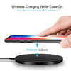 Vikefon Qi Wireless Charger 10W Qc 3.0 Phone Fast Charger For Iphone Samsung Xiaomi Huawei Etc Wireless Usb Charger Pad Pk Aukey
