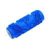 5'' Rubber Embossed Flower Pattern Diy Paint Roller Sleeve Decorative Texture Roller For Wall Painting Machine