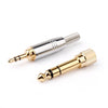 Areyourshop Copper Stereo 6.35Mm Male Plug To 3.5Mm Jack + 3.5 Male Connector 1/4/10Pcs New Arrivals Connector