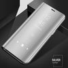 Flanagan Smart Mirror Clear View Phone Case For Samsung Galaxy S10 S10 Plus Case Leather Flip Stand Case For Samsung Galaxy S10E