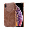For Iphone Xs Max Genuine Leather Phone Case For Iphone Xs Max Xr X 7 8 Plus 8Plus Ckhb Cowhide Ultra Slim Card Slot Back Cover
