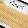 Kimcci Natural 0.07C 3D Individual Cluster Eyelashes Extension Grafting Soft Mink Eyelash Makeup Black False Eye Lashes Cilia