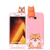 Etui For Samsung Galaxy A5 2017 Phone Case 3D Unicorn Panda Dog Silicone Case Cover On Sfor Coque Samsung A5 A3 2016 Cases Caso