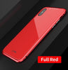 Luxury Magnetic Adsorption Case For Iphone X 8 7 Plus Tempered Glass Back Built-In Magnet Case For Iphone 7 8 Metal Bumper Cover