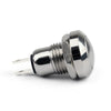Areyourshop Push Button Switch 8Mm Mini 1No 2Pin Metal Momentary Push Button Switch 3A/250V 1/4Pcs