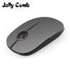 Jelly Comb Ultra Slim Portable Optical Mice Quiet Click Silent Mouse 2.4G Wireless Mouse For Pc Laptop Notebook Windows Mac Os