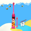Azdent Hot Double-Sided Children Electric Toothbrush Cartoon Pattern Teeth Tooth Brush Heads For Kids With 2Pcs Replacement Head