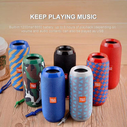 Portable Speaker 10W Wireless Bluetooth Speaker Column Bass Sound Bar Subwoofer Music Player Sound System Loudspeaker FM Radio