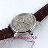 43Mm Debert Grey Dial 316L Steel Case Dg Automatic Movement Men'S Watch