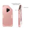 360 Shockproof Full Protect Cover Hybrid Tpu+Rubber Hard Rugged Armor Rose Gold Phone Case For Galaxy S9 S8 Plus Note 8 9