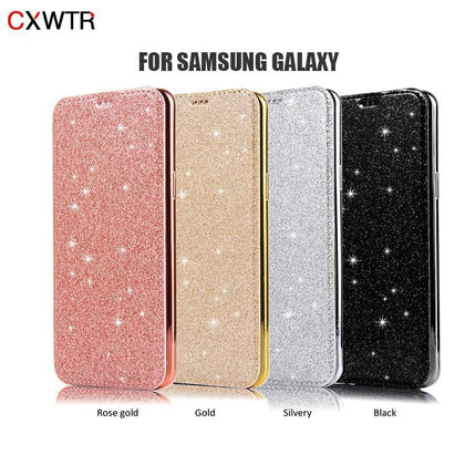 Luxury Slim Book Leather+TPU Wallet Flip Phone Case For Samsung Galaxy S9 S8 Plus Case For Samsung S6 S7 Edge Note 8 9 Case