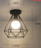 Ceiling Lights Iron Modern Ceiling Lamps For Living Room  Industrial Decor E27 Led Light Fixture Restaurant Lamp Modern Lantern