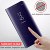 Smart Mirror Flip Phone Case For Samsung Galaxy S9 S8 S7 S6 Edge Plus Clear View Cover For Samsung Galaxy Note 9 8 5 4 3 Case