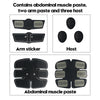 Ems Trainer Muscle Stimulator Trainer Smart Fitness Abdominal Training Abs Stimulator Body Slimming Belt Unisex Stickers